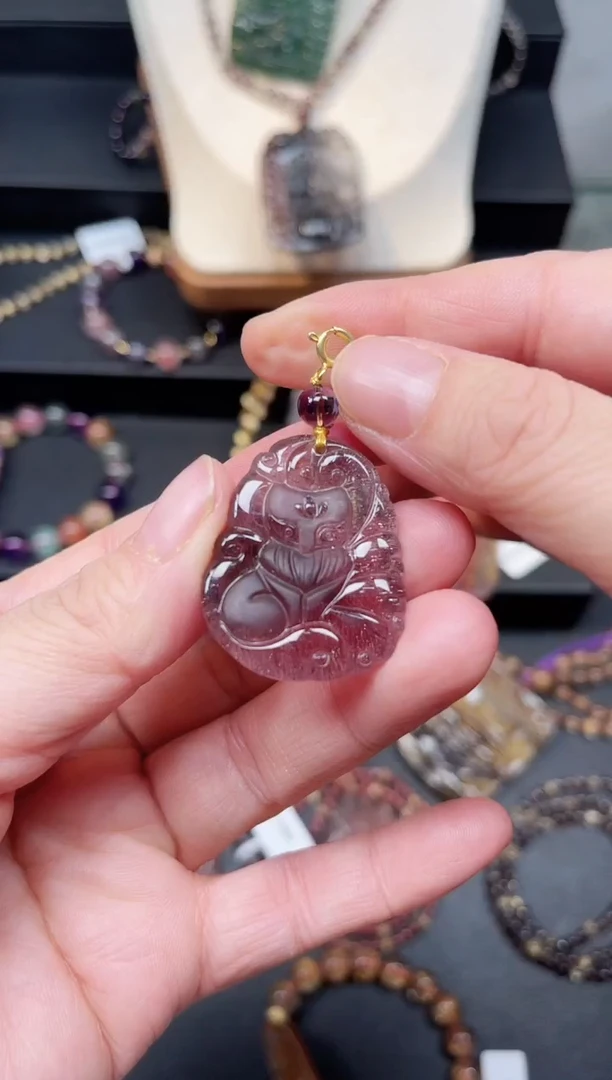 未镶嵌颈饰水晶【百晶灵儿】定制款
