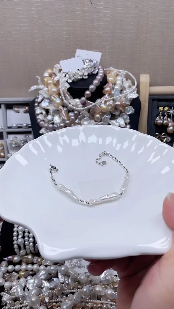 未镶嵌手链淡水珍珠【纯恬饰品】