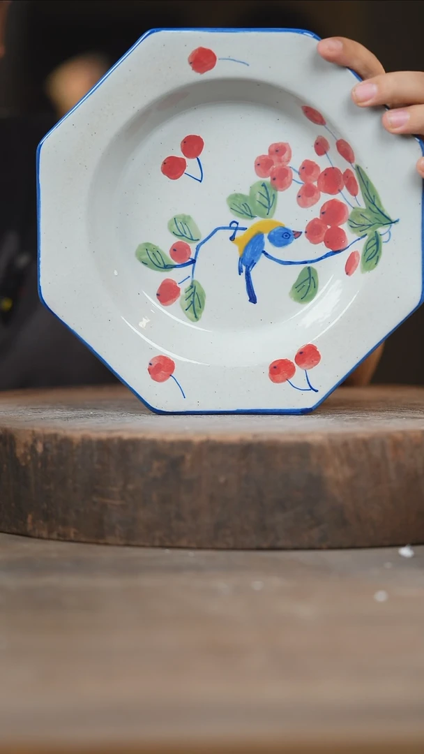 瓷片景德镇高温釉下彩（食品级）