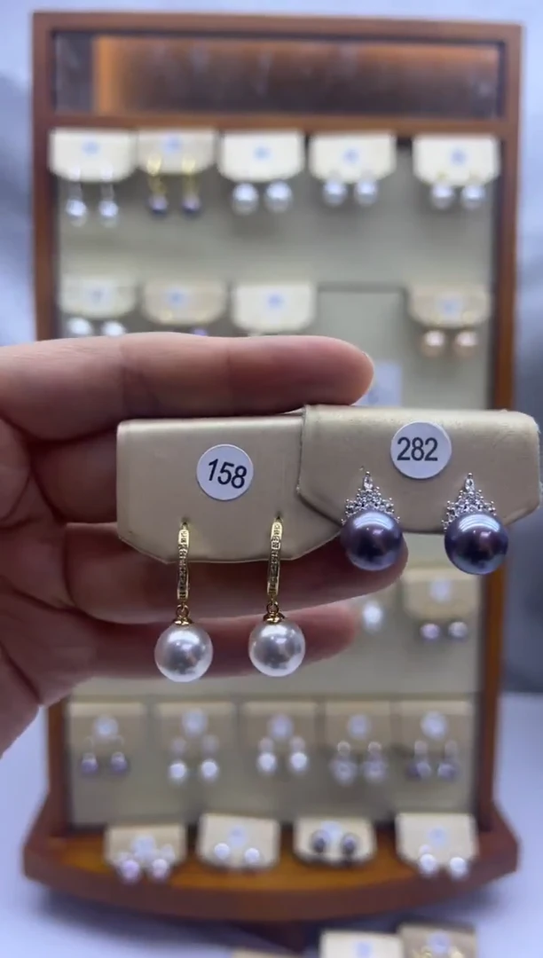 未镶嵌耳饰淡水珍珠158+282