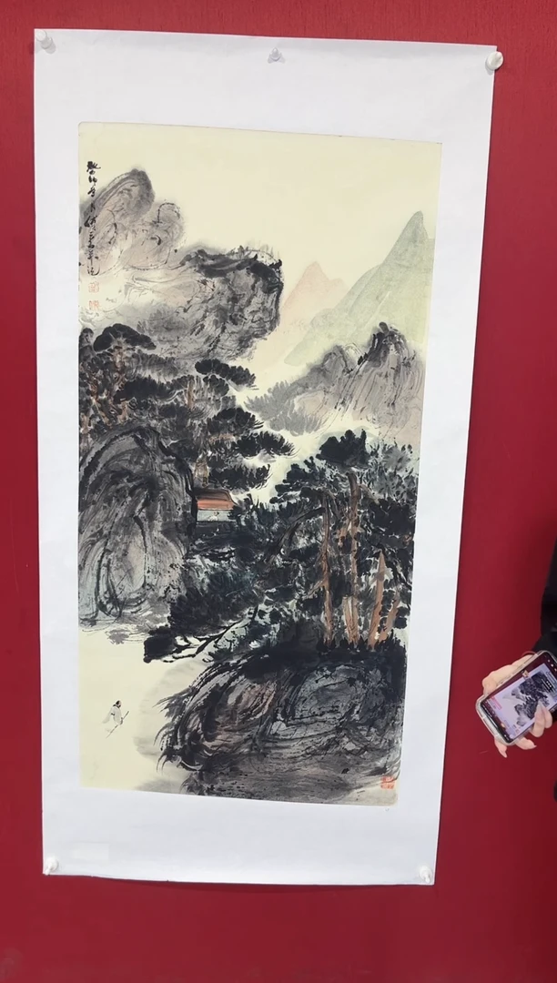 国画傅云石老师画作