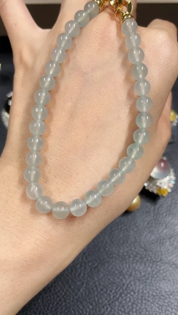 未镶嵌手串翡翠珠珠