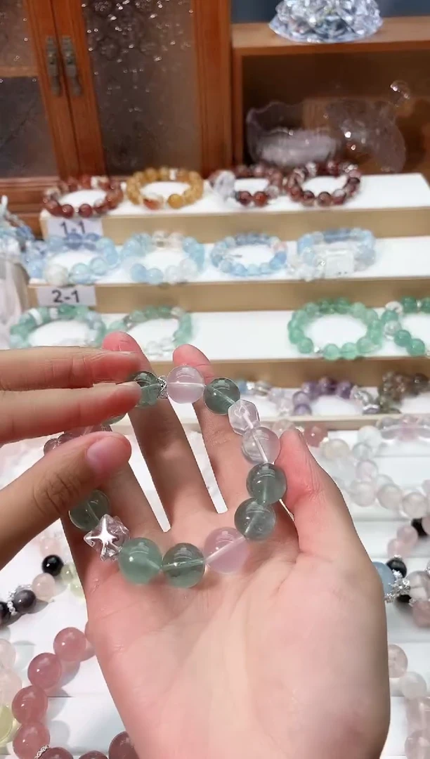 【闪购商品】水晶手串未镶嵌绿萤石手串