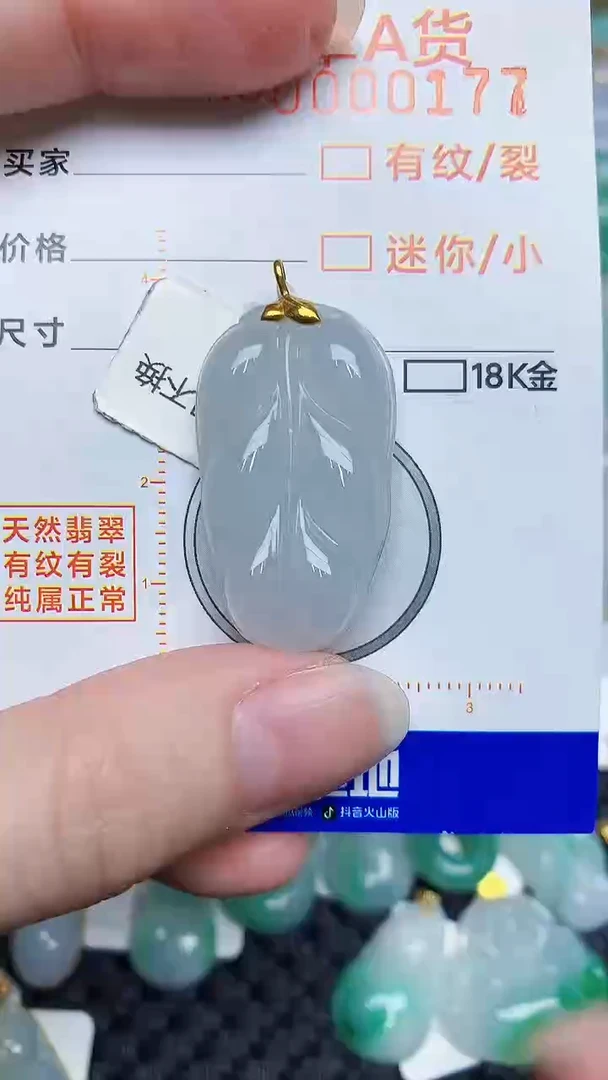 【闪购商品】翡翠颈饰18K金镶嵌8767868768