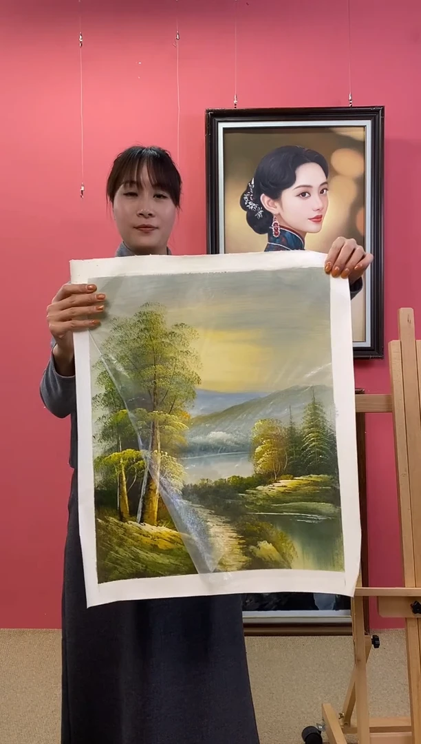 油画精***鸥尺寸40*50画芯（不含框）