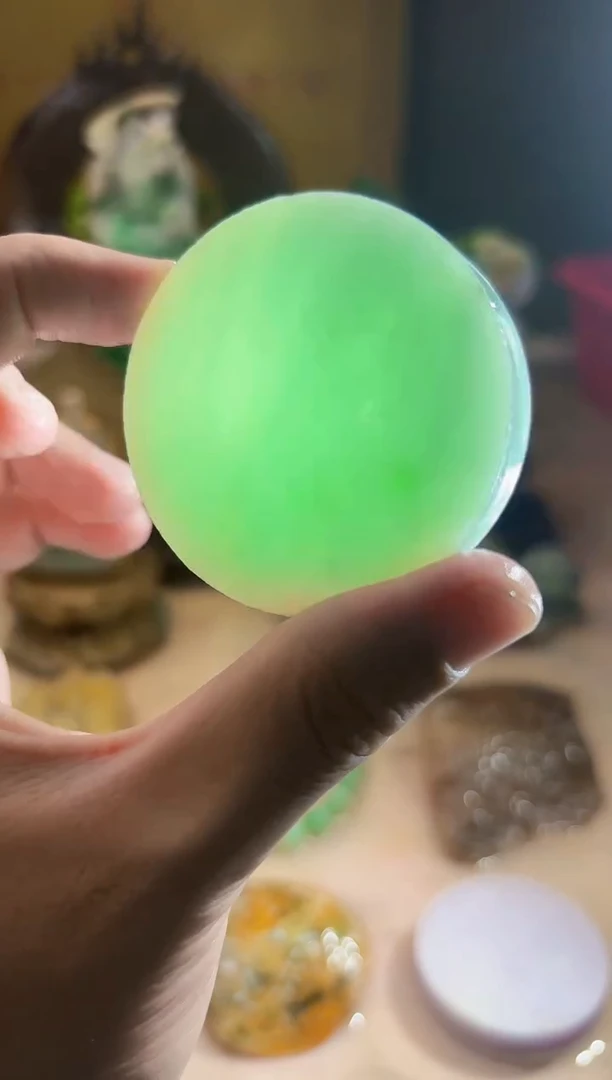 翡翠挂件未镶嵌A货张麦3854