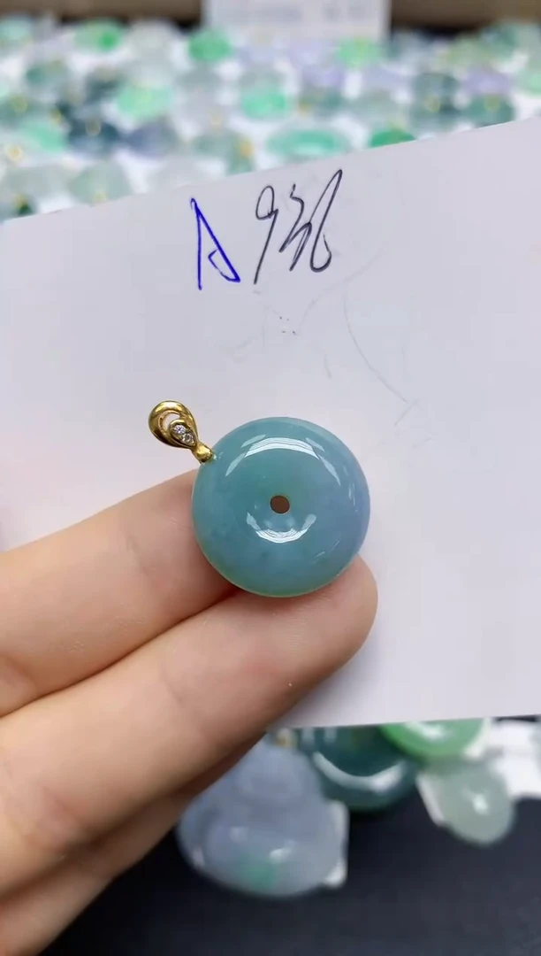 颈饰未镶嵌翡翠天然缅甸翡翠A货翡翠百元以上9元证书费自理