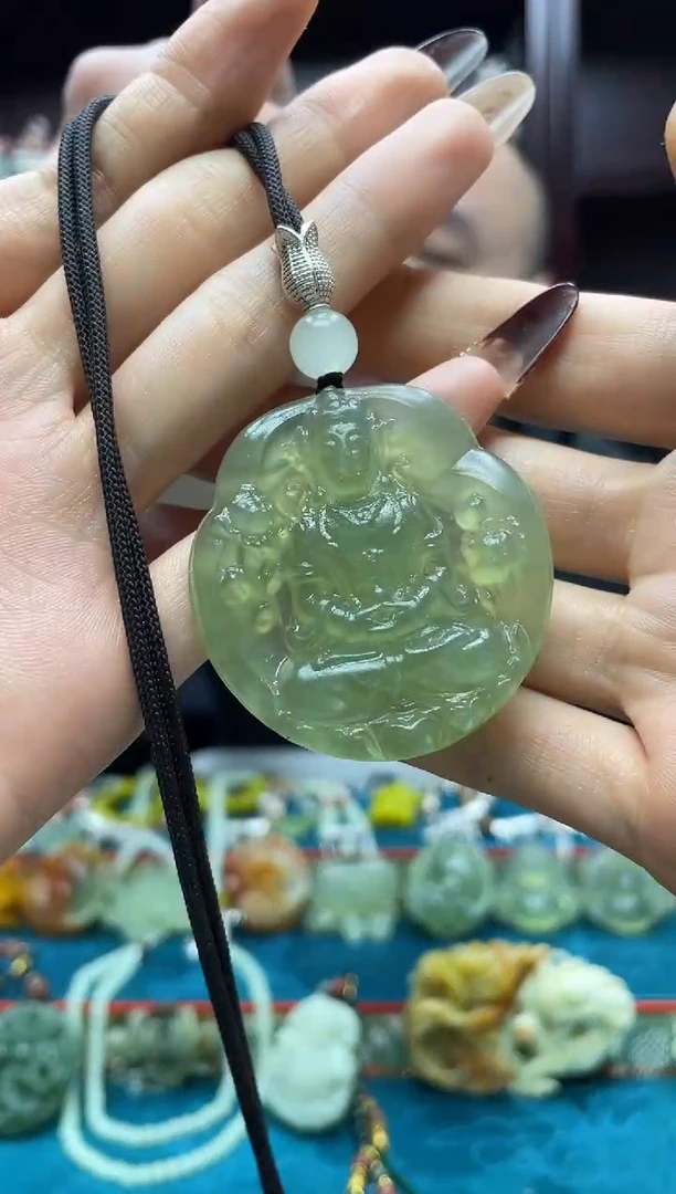 未镶嵌岫玉吊坠·多样性发货*拍一发一