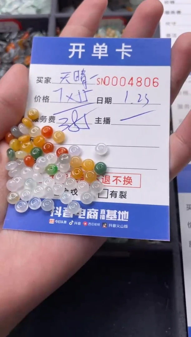 【闪购商品】翡翠颈饰未镶嵌00004806