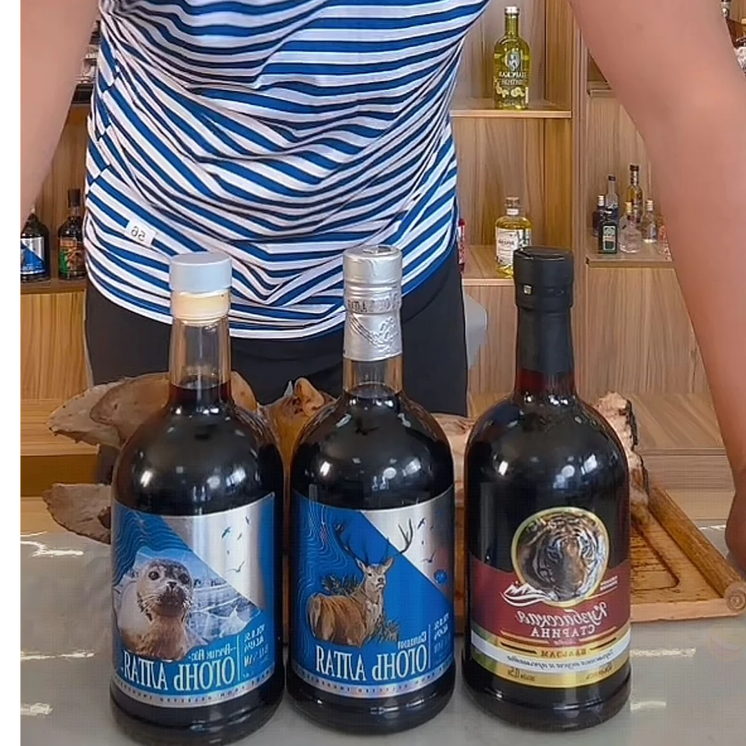 【俄品优选】俄罗斯进口阿尔泰鹿海豹酒草本浸泡配制酒45度500ml