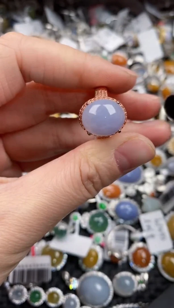 未镶嵌戒指翡翠999              2