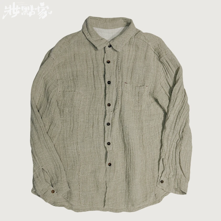 妝點家 衣牧了然 亚麻 褶皱 衬衫 250224