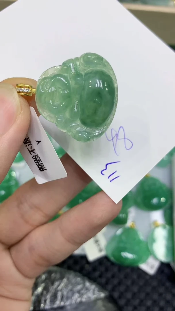 颈饰未镶嵌翡翠缅甸A货翡翠