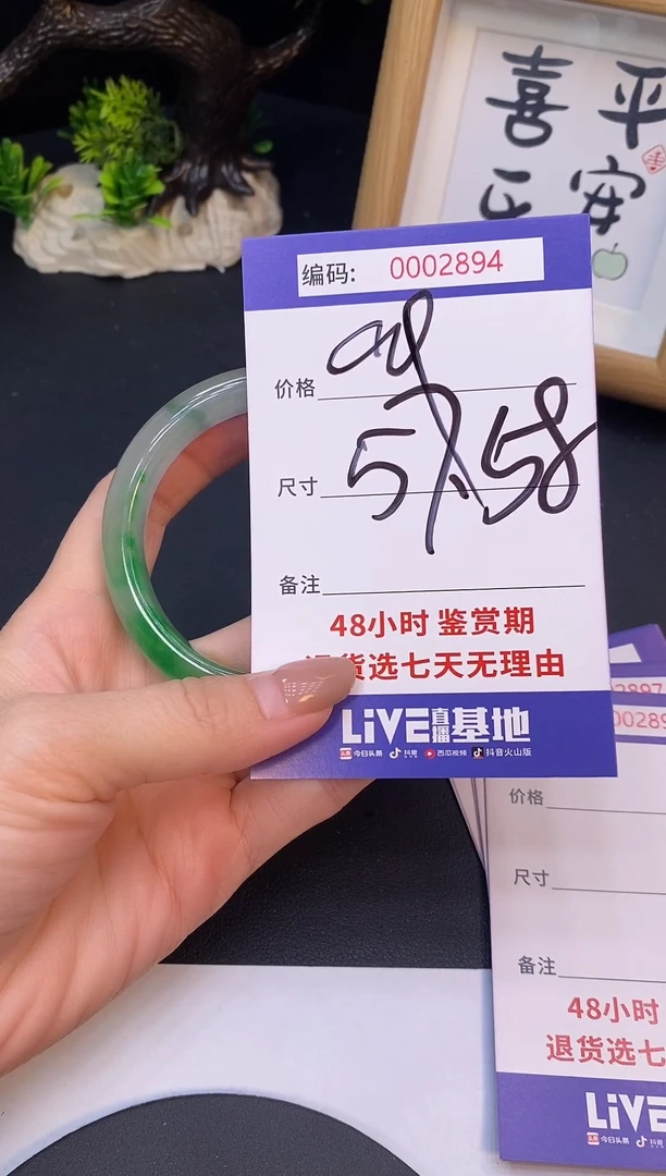 未镶嵌手镯翡翠0002894