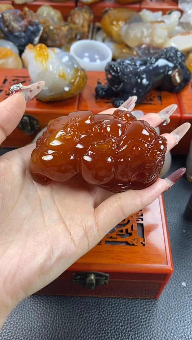 【闪购商品】玛瑙/玉髓手把未镶嵌1