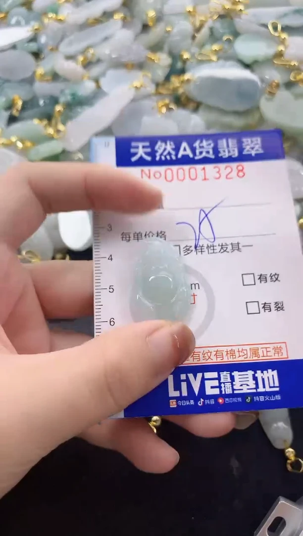 颈饰未镶嵌翡翠天然A货翡翠