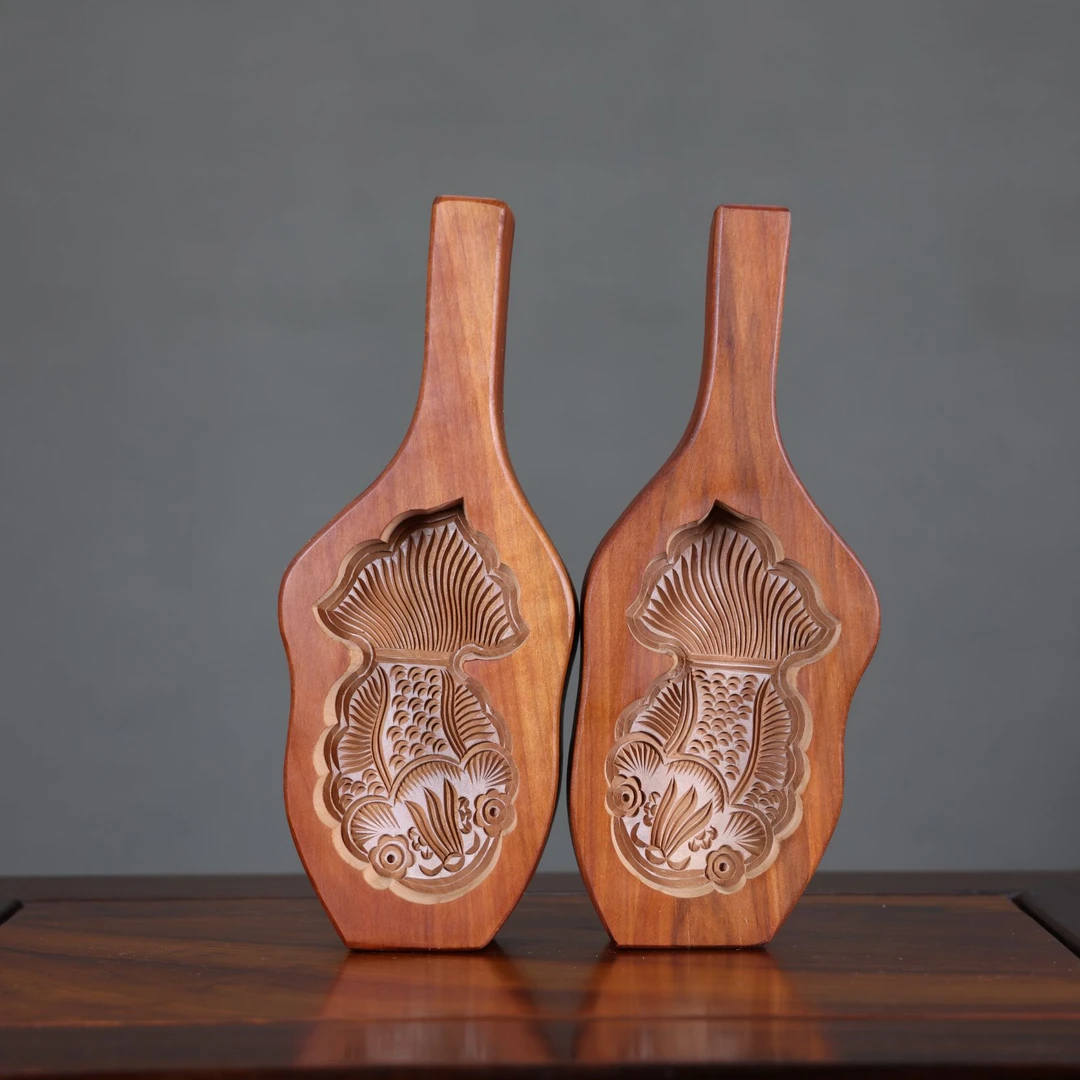 【微瑕】老梨木木雕非遗手工艺复古复刻制作老梨木木雕摆件