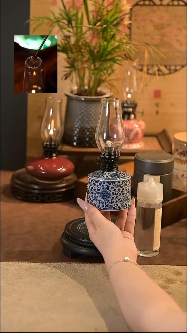 景德镇陶瓷香薰灯摆件
