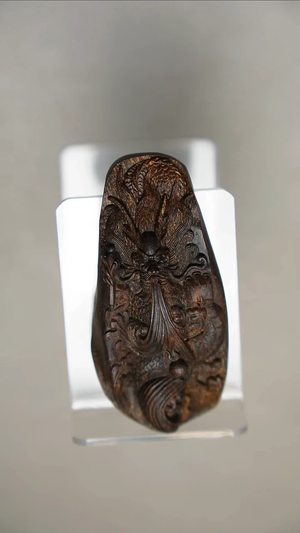 沉香吊坠21g正区达拉干龙牌吊坠