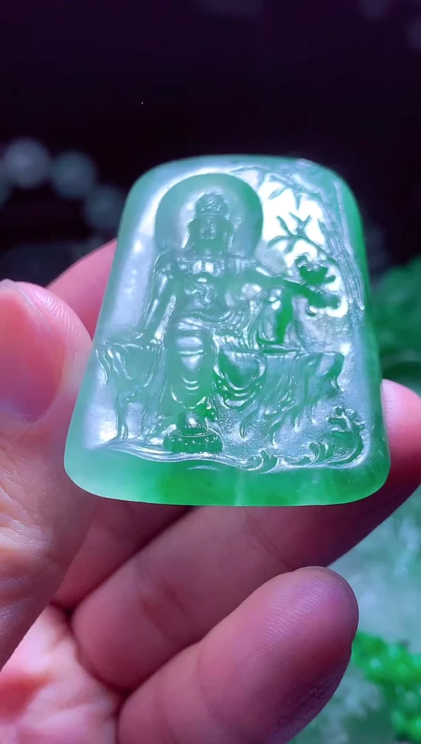 未镶嵌定制翡翠黄**#翡翠毛货定制