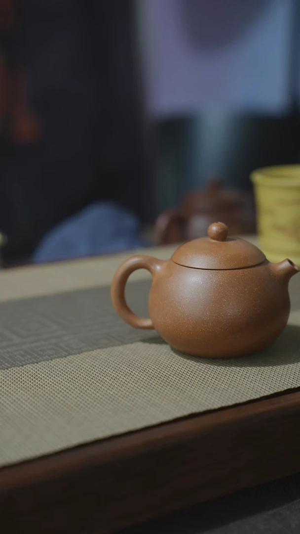 原矿老紫泥一念花开紫砂壶9