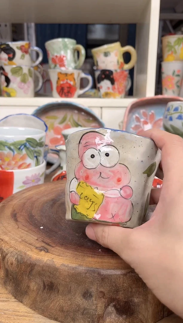 【闪购商品】手绘高温釉下彩陶瓷