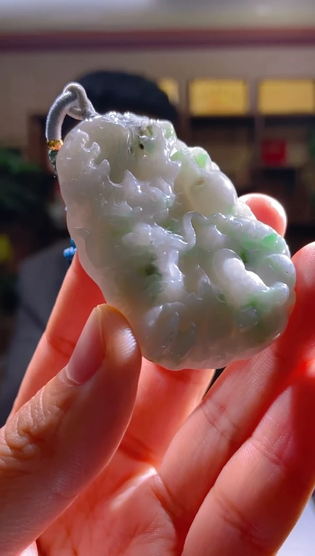 翡翠未镶嵌颈饰XM翡翠吊坠WZ-8