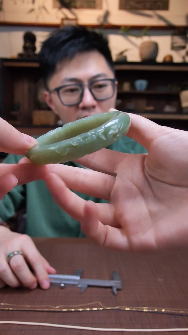 【闪购商品】和田玉手镯未镶嵌06和田玉手镯58#SCZT