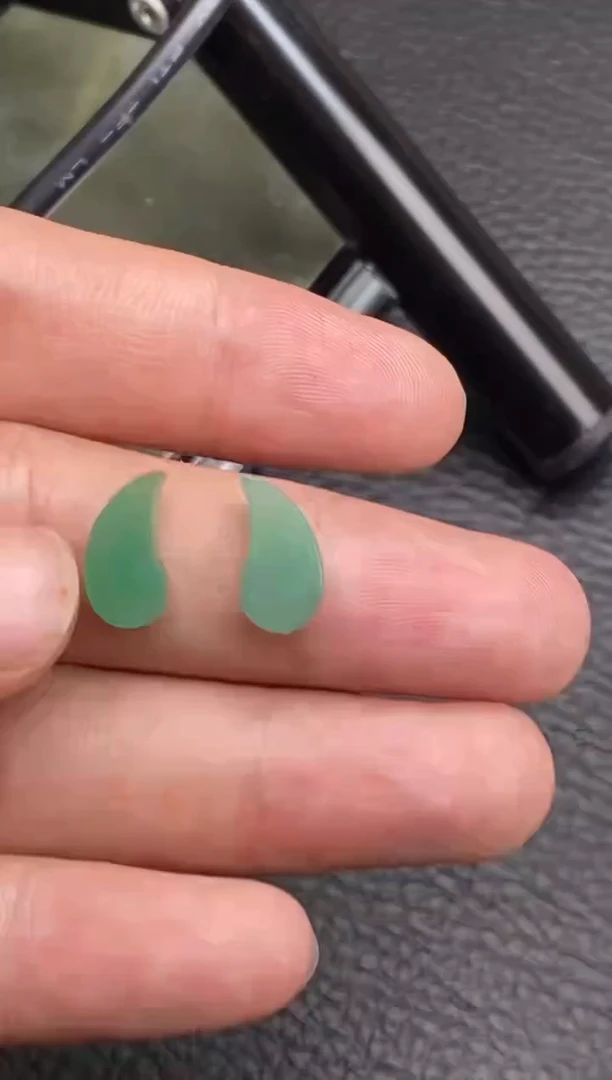 未镶嵌定制翡翠耳饰