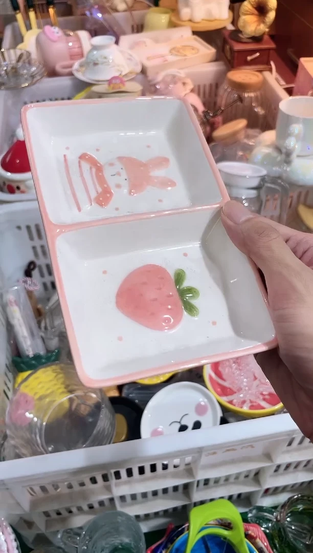 瓷片2格盘 ,开播福利款，拼手速