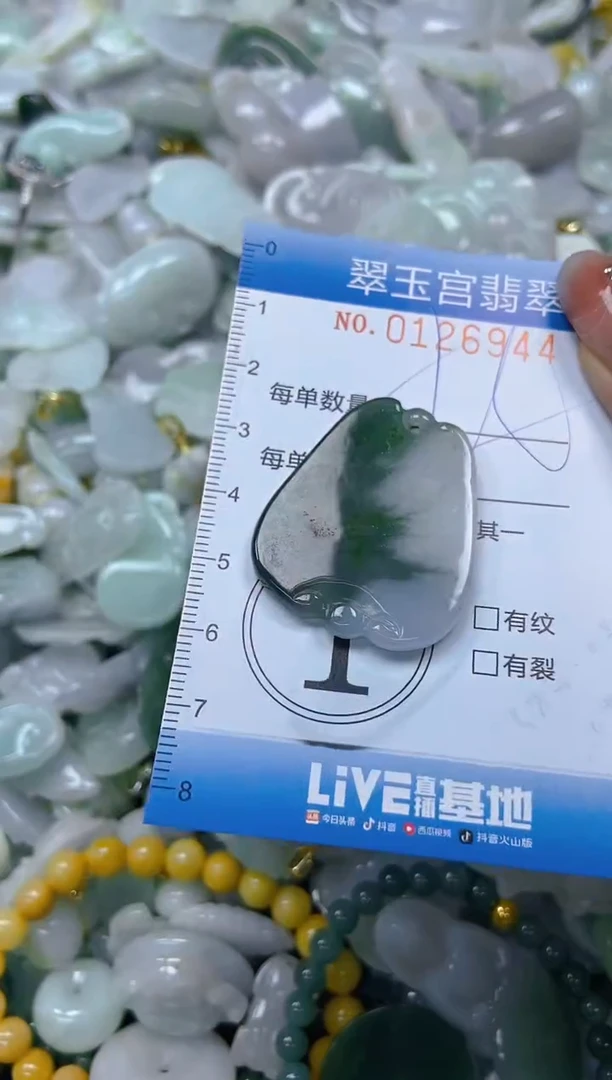 翡翠未镶嵌颈饰闪购0126944