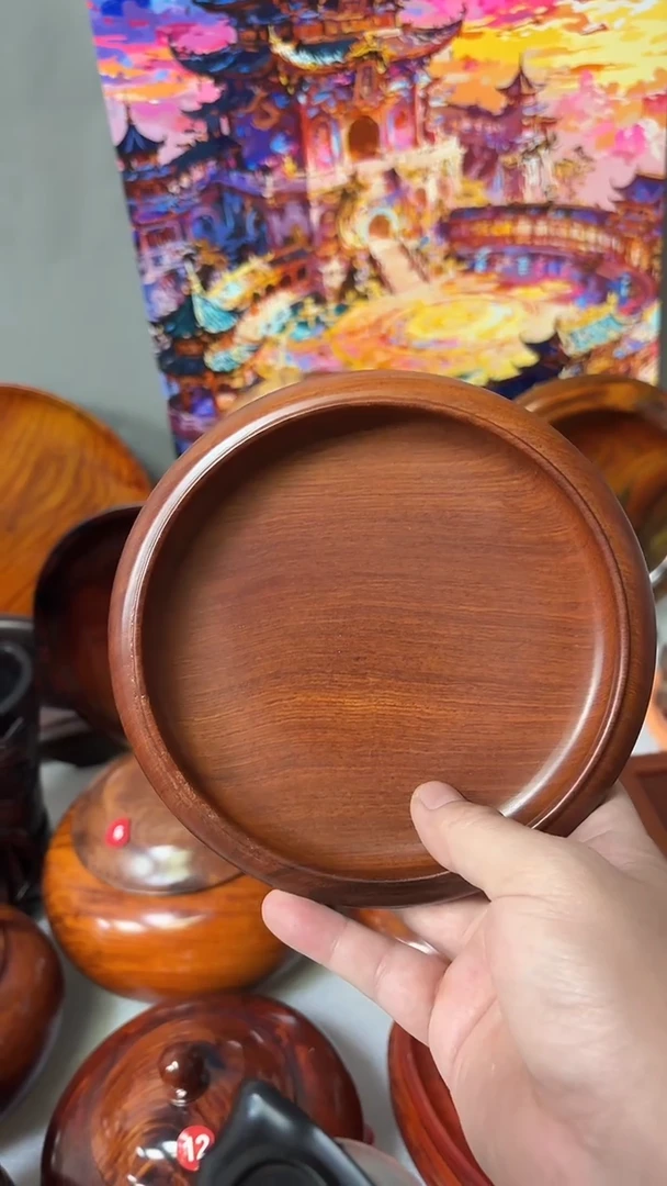 木深****木缅甸花梨木笔洗一个