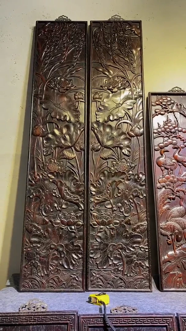 木紫檀雕刻一物一拍