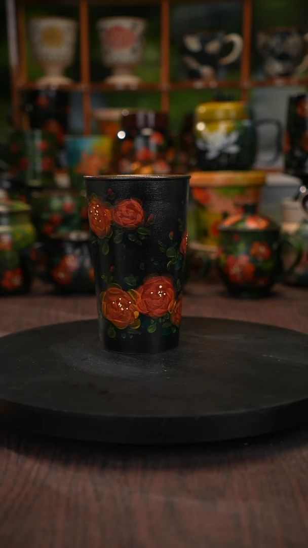 油画 手绘釉下彩