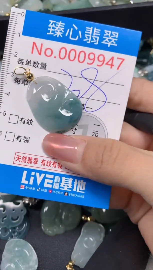 【闪购商品】翡翠颈饰未镶嵌含绳0009947