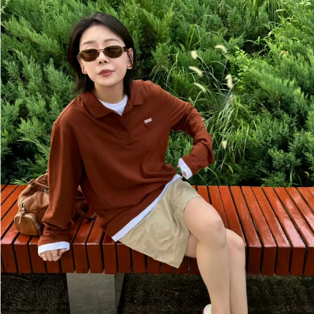 全新未使用 Prada/普拉达 PRADA新款POLO领假两件欧若风T恤