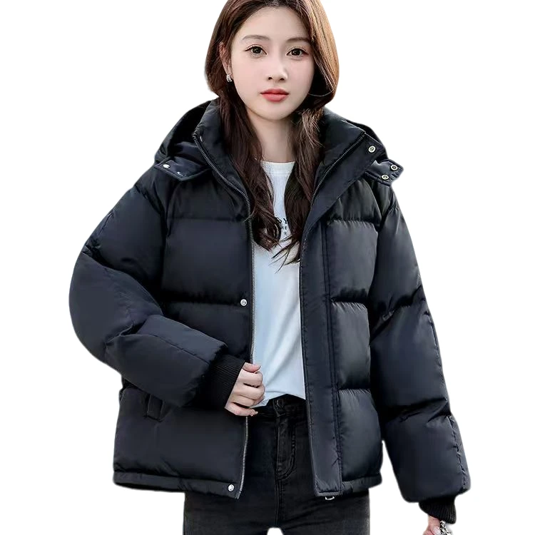 C051-C100直播间链接 百搭女款外套短款时尚休闲女士连帽加厚保暖