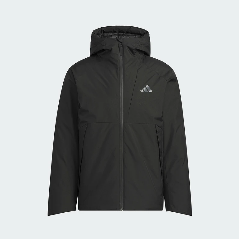 阿迪达斯adidas男子新款冬季保暖600蓬防风御寒连帽羽绒服 KQ5505