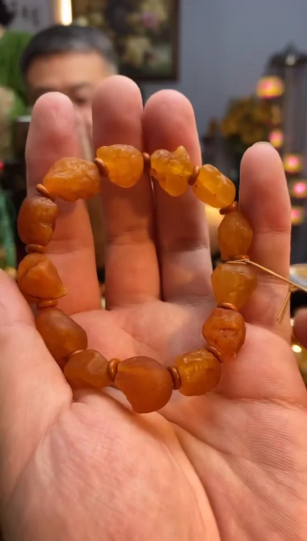 手链琥珀未镶嵌手串