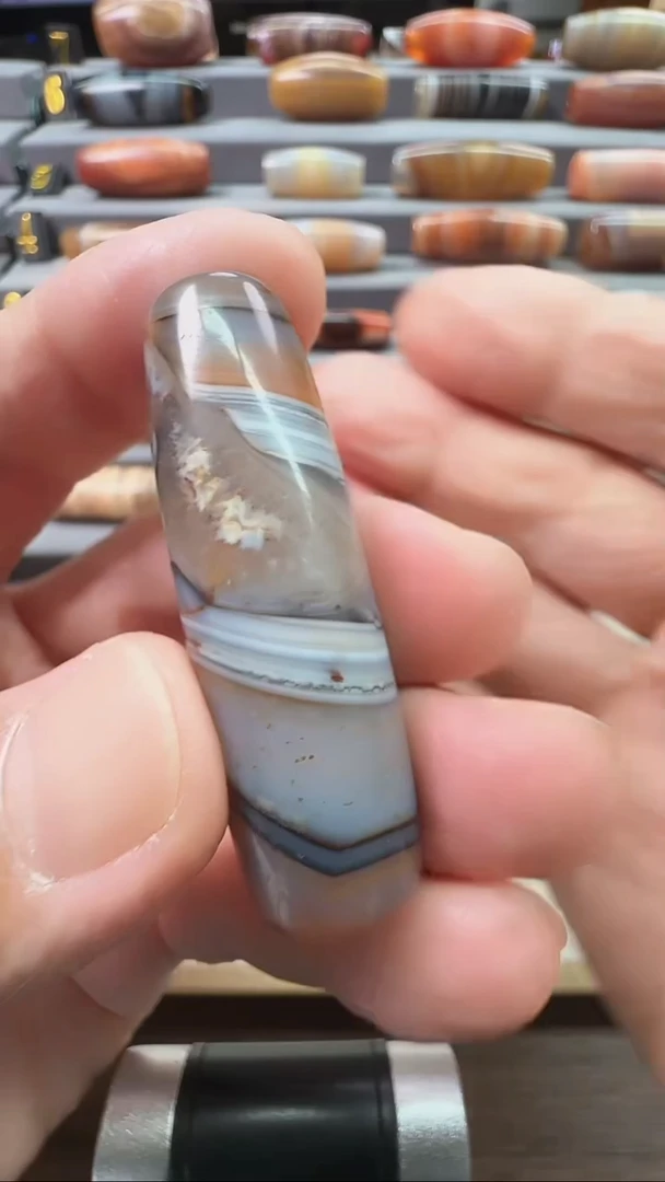 未镶嵌颈饰玛瑙/玉髓玛瑙52*16