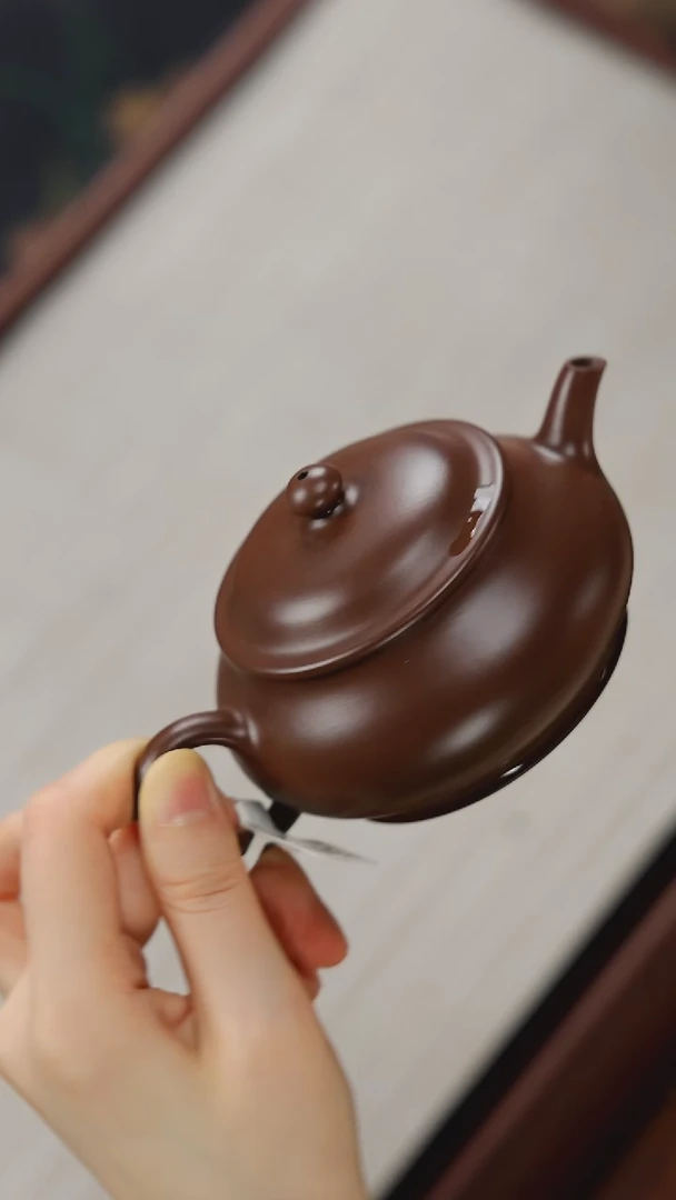 【闪购商品】紫砂茶壶qyt紫脂泥 宣炉 150cc