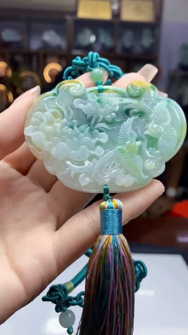 定制翡翠未镶嵌1024ry-毛货挂件71