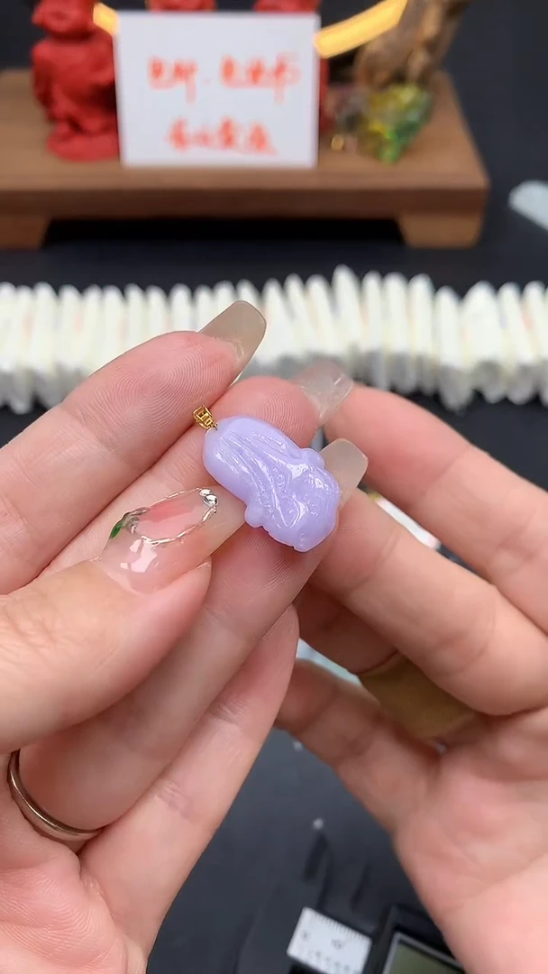 【闪购商品】翡翠吊坠(不含链)18K金镶嵌MS155557