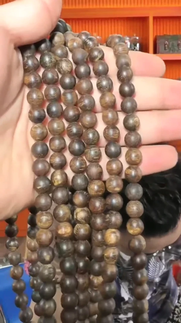 沉香手串14号黑伽罗51g0.9多样性发一