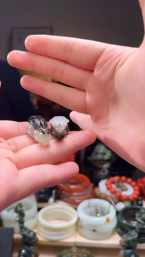 颈饰未镶嵌和田玉用****0吊坠1对