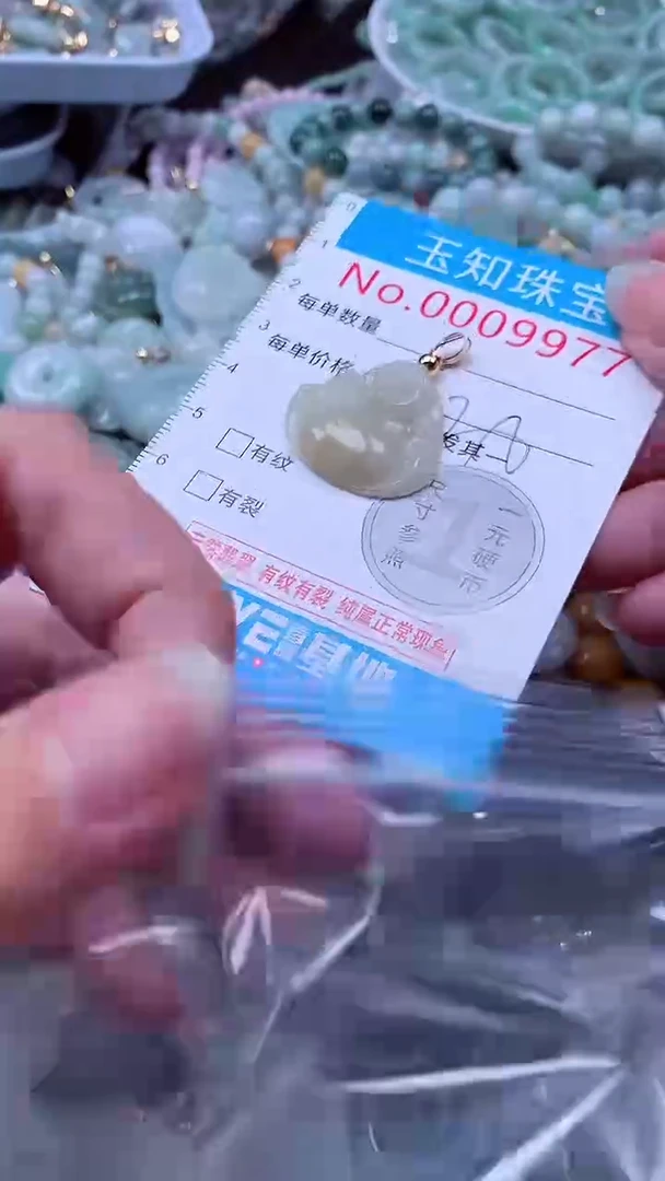 翡翠未镶嵌吊坠(不含链)9977