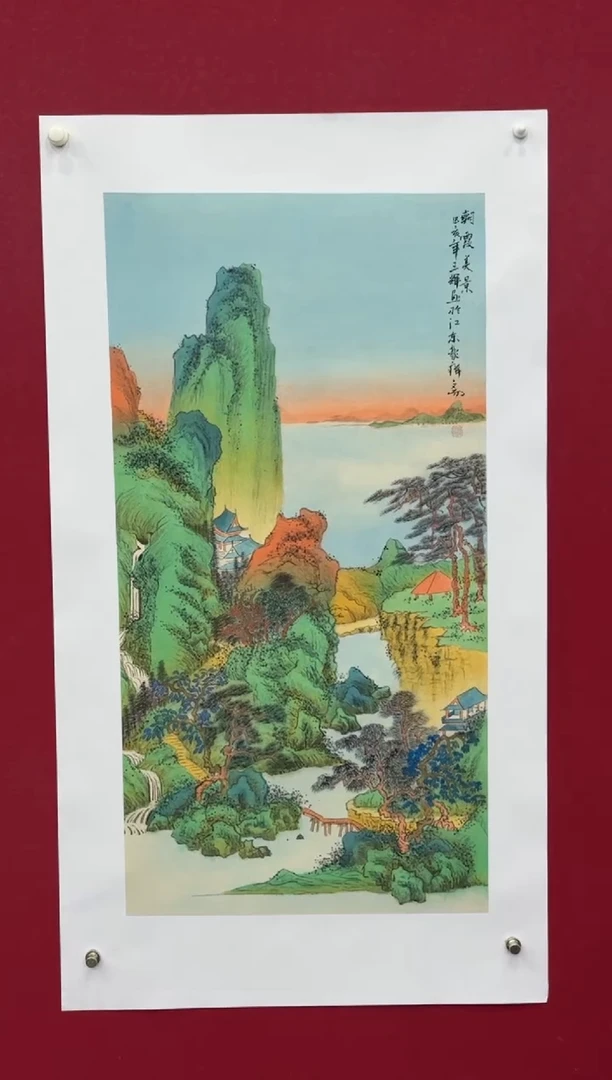 国画国画绘画山水花鸟