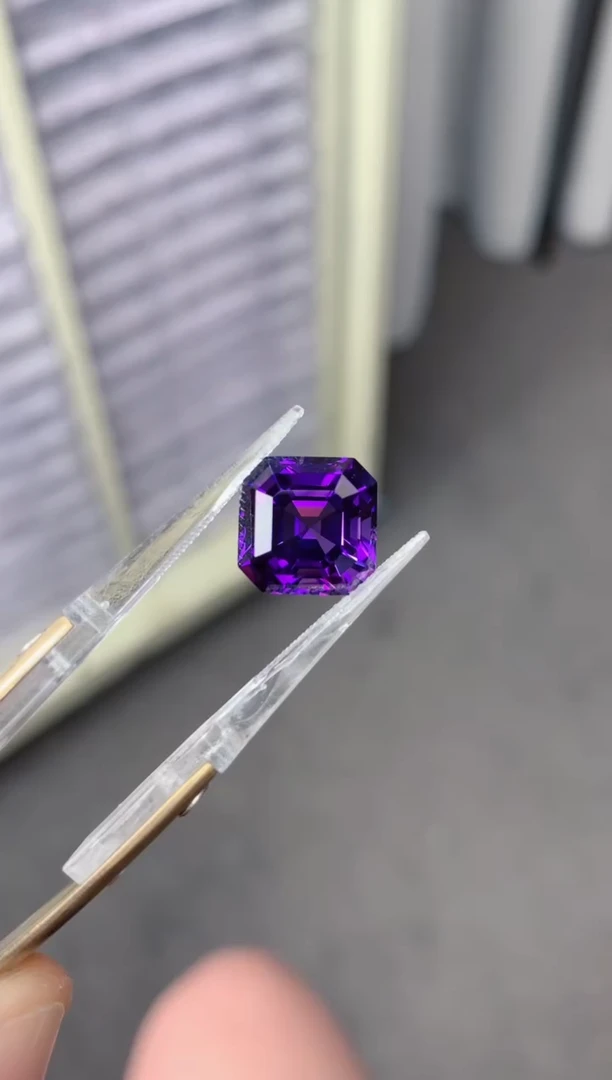 未镶嵌珠宝半成品紫晶7ct 紫水晶