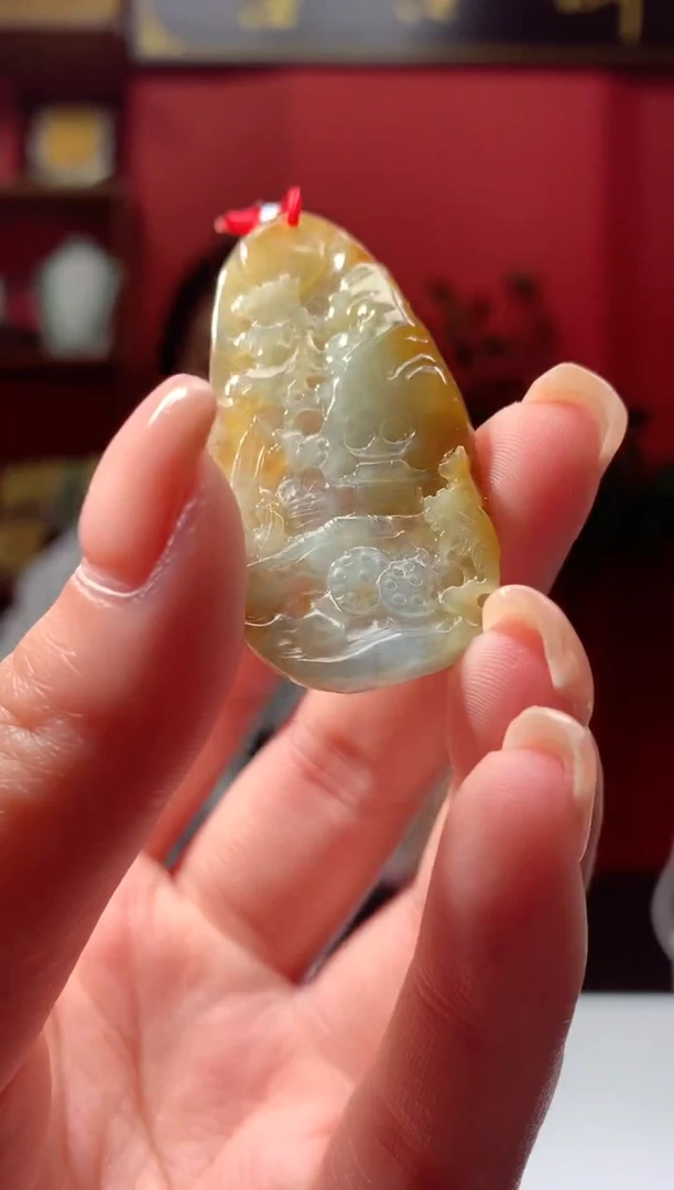 吊坠(不含链)未镶嵌翡翠天然翡翠A货09