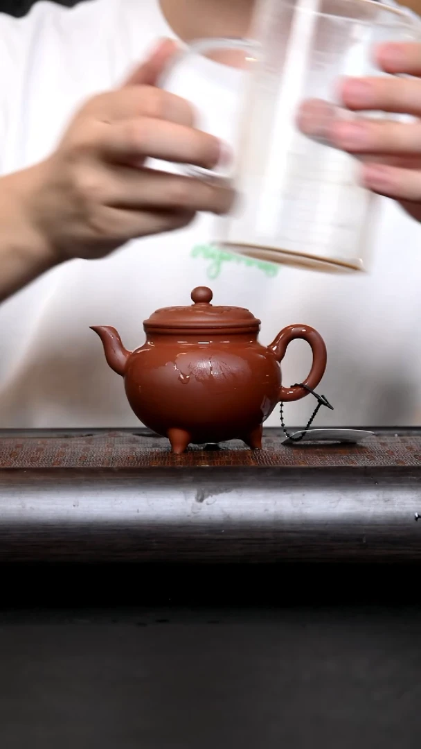 茶杯紫砂WXJ16218 大彬如意 紫泥180c